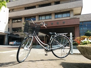 寄贈された自転車