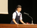木方さんのスピーチの写真