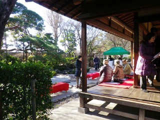 一茶双樹記念館の庭園