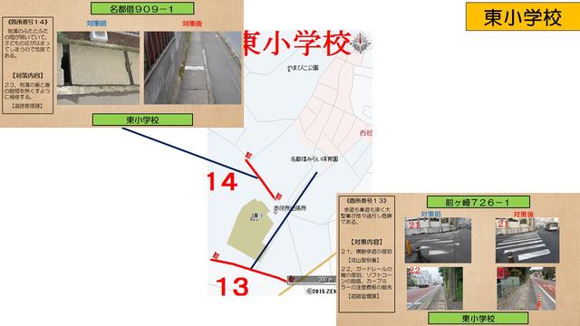 東小学校全体図