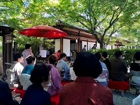 春の茶会の写真