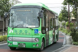 東武バスセントラル株式会社のぐりーんバスの写真