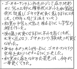 個人の部ナンバー2のPRポイント