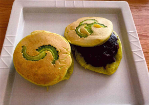 苦味は抹茶⁉ゴーヤドラ焼き