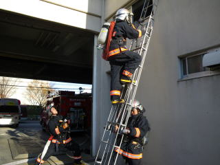 火災想定訓練の写真
