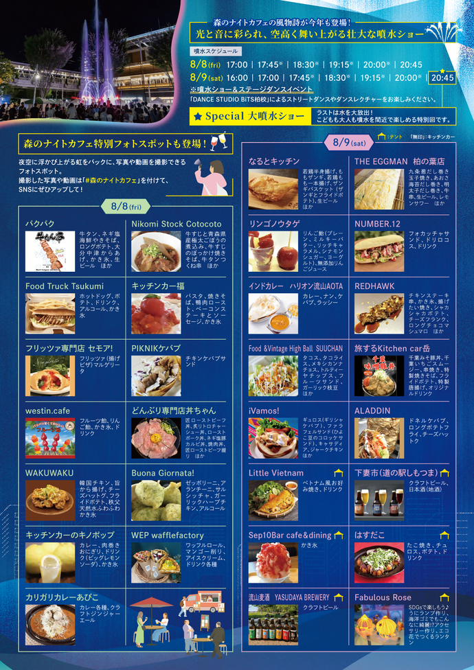 森のナイトカフェチラシ裏面
