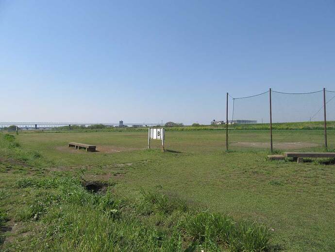 河川敷緑地野球場