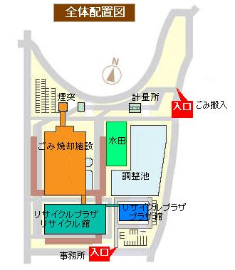 クリーンセンター内配置図