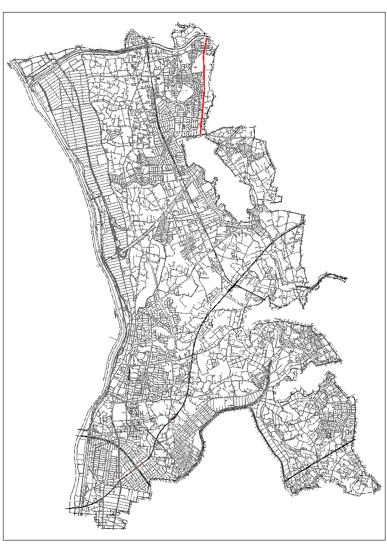 3・4・7　東深井上花輪線計画道路図