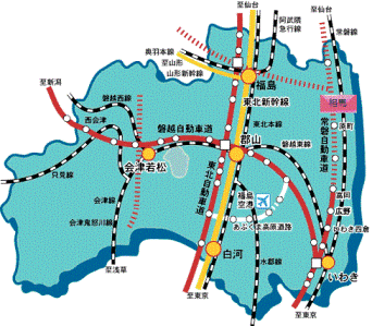 相馬市の位置