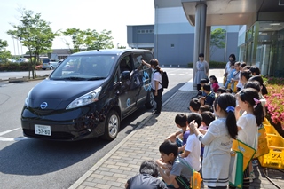 電気自動車の紹介の写真