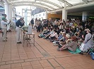 おおたかの森駅自由通路での育て方講習会