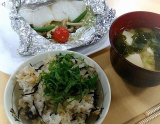 参加者が作った朝ごはんの数々