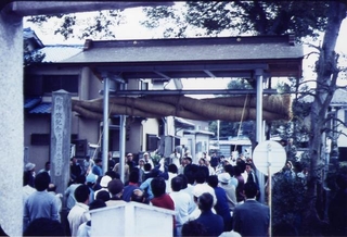 赤城神社　大しめ縄行事の写真