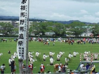 「相馬野馬追」見学に訪れました