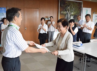 金賞を受賞した野口三重子さん