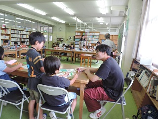 大学生と一緒に夏休みを満喫