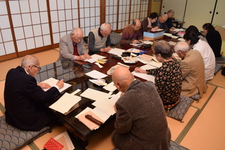 写真：句会の様子