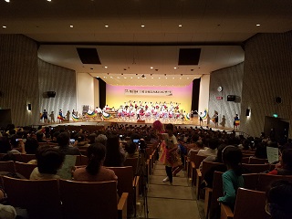 写真：流山小学校吹奏楽部の演奏