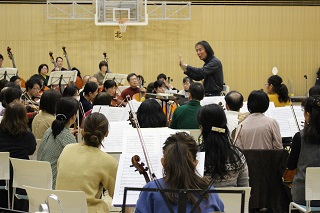 写真：第九演奏会の練習