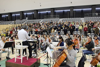 写真：第九演奏会の練習