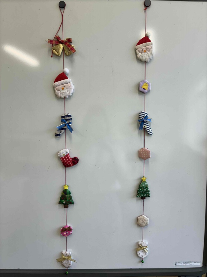 季節の押絵つるし飾りづくり（クリスマス）