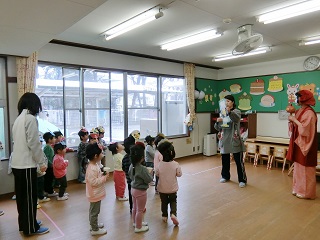 写真：福の神の登場