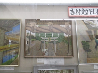 赤城神社を描いた日本画の写真