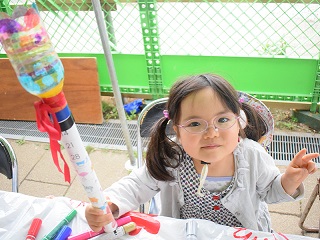 写真：リサイクル講座に参加したお子さん