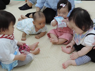 写真：参加した赤ちゃん