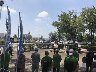 写真：集会の様子