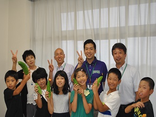 写真：参加した子ども達