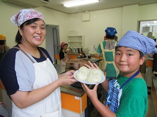 写真：肉まんの完成