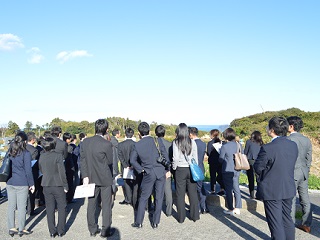 写真：南相馬市内を視察