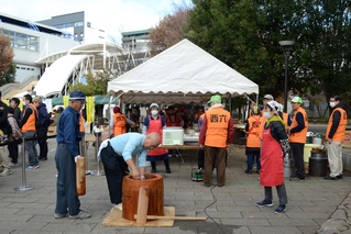 餅つきの写真