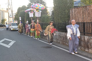 写真：おびしゃ行事のようす