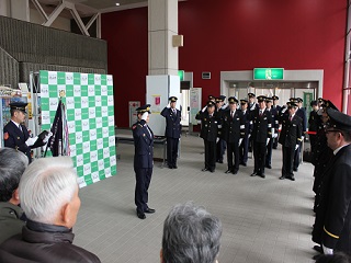 写真：引渡式の様子