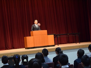 写真：井崎市長の挨拶