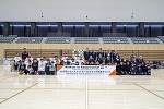 写真：オランダ代表選手と日本代表選手たち