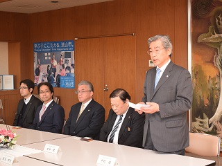 写真：中村会長の挨拶