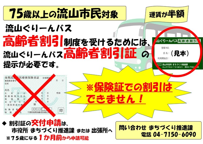 高齢者割引制度の説明