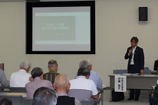 写真：伊藤市民生活部長の挨拶