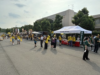 流山市特設ブースの様子