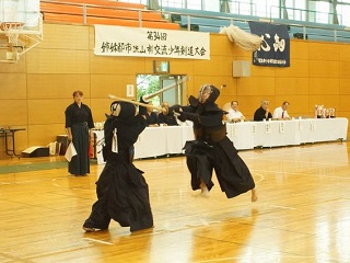 写真：試合中の様子