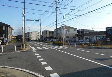 西平井地区の新設信号機