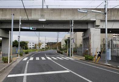 設置された信号機