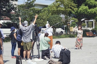 写真：撮影の様子