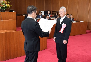 写真：表彰式の様子