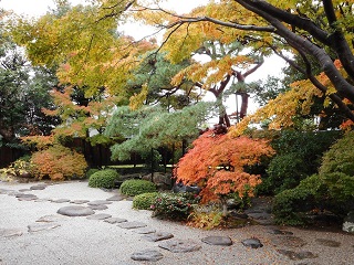 写真：庭園の紅葉