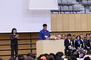 写真：実行委員長の一瀬さん